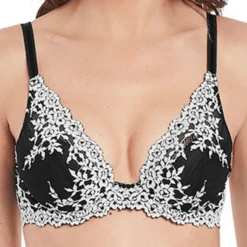 Embrace Lace Plunge-BH -Frau Unterwäsche Laden embracelaceplungebh2 wa853291blk