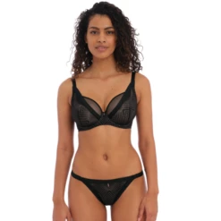 Tailored Bügel BH -Frau Unterwäsche Laden freyalingerietailoredbeugelbh aa401121blk3