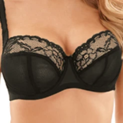 Jasmine Balconette BH -Frau Unterwäsche Laden jasminebalconettebh 6951black2