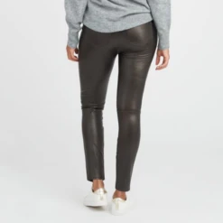 Leather Ankle Hose -Frau Unterwäsche Laden leatheranklebroek 20282rblack3