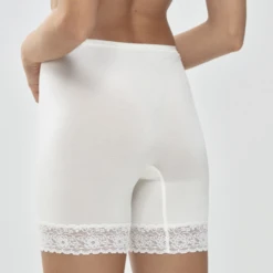 Lights Shorts Mit Hosenbeinen -Frau Unterwäsche Laden lightslongpants 88210parelwit2