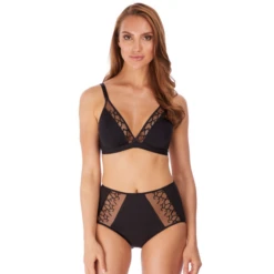 Lisse BH Ohne Bügel -Frau Unterwäsche Laden lissebhzonderbeugel 145003blk