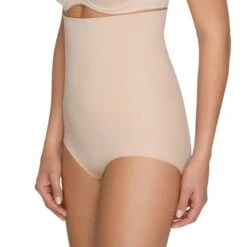Perle Miederhose -Frau Unterwäsche Laden perle panty slip caffe latte2