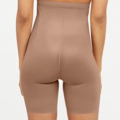 Thinstincts 2.0 High Waisted Mid Thigh Shorts -Frau Unterwäsche Laden thinstincts 2.0 high waisted mid thigh short3 10233rcafeaulait